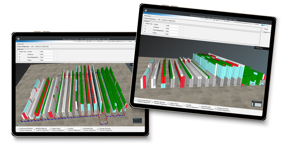 SIGEP Magazzino 3D FUNZIONALITÀ PRINCIPALI