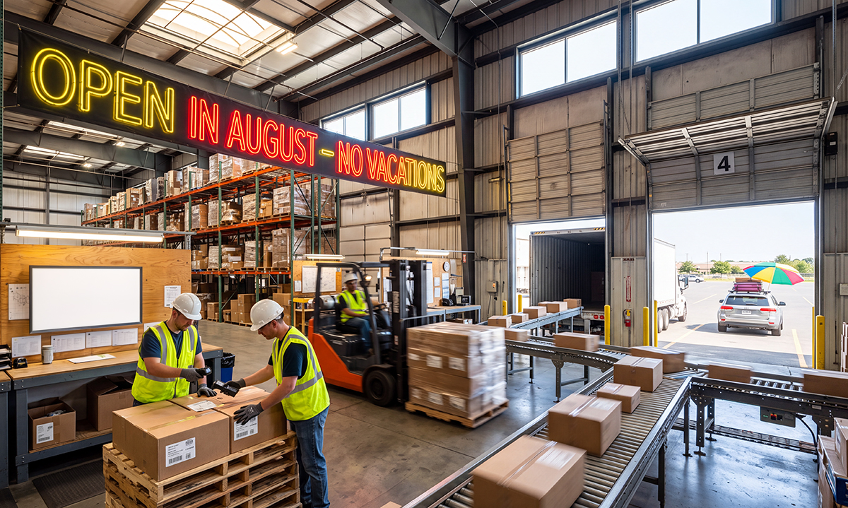 DIETRO OGNI VACANZA C’È UNA LOGISTICA CHE CONTINUA A LAVORARE